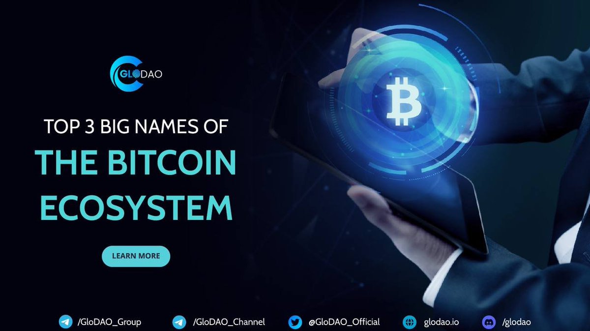 GloDAO_Official's tweet photo. 😁TOP 3 BIG NAMES OF THE BITCOIN ECOSYSTEM

🚀BadgerDAO
__BadgerDAO lets DApps use BTC as collateral. The Ethereum-based coin BADGER governs and distributes incentives for BadgerDAO...

Read details here👉https://t.co/C87F0BE9ue

#glodao #defi #dao #blockchain https://t.co/Y5w9nl08qw