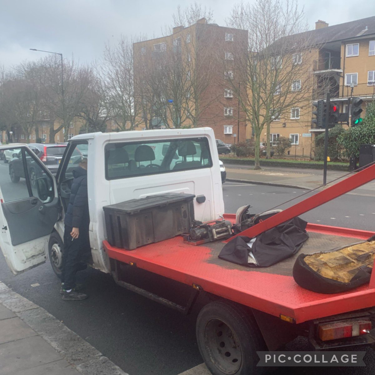 (597) Ford Transit stopped in Edmonton London. Vehicle on false identity and was in fact stolen from London in January 2021. Vehicle seized and will be going to the insurance company that now owns it. 👍