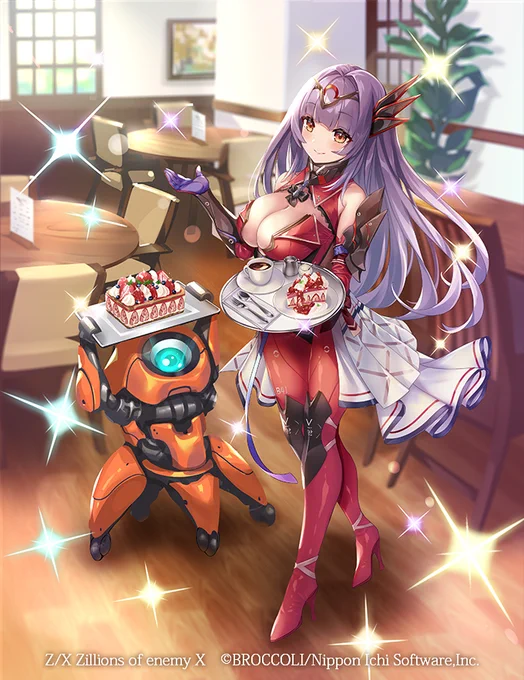 1月26日発売のTCG『Z/X Zilions of enemy X』ブースターパック 渾沌竜姫編  #未来エターナルアーク にて「エクリプス・デュオ ～情報収集～」を描かせていただきました。#ZX_TCG 