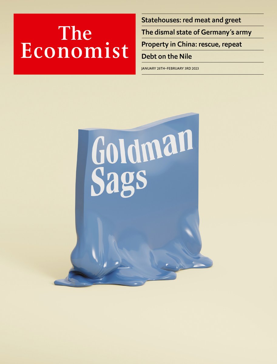 TheEconomist's tweet photo. Can Goldman Sachs recover its swagger? It is hard to reinvent a firm trapped by its own mythology https://t.co/qWgBwSfaTC https://t.co/jhu4fPkdoC