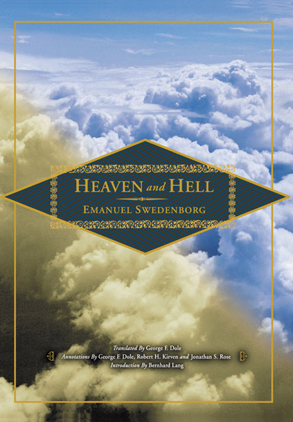 "Heaven and Hell is the common English title of a book written by Emanuel Swedenborg in Latin, published in 1758. The full title is Heaven and its Wonders and Hell From Things Heard and Seen, or, in Latin: De Caelo et Eius Mirabilibus et de inferno, ex Auditis et Visis. ... Google Books
Originally published: 1758
Author: Emanuel Swedenborg