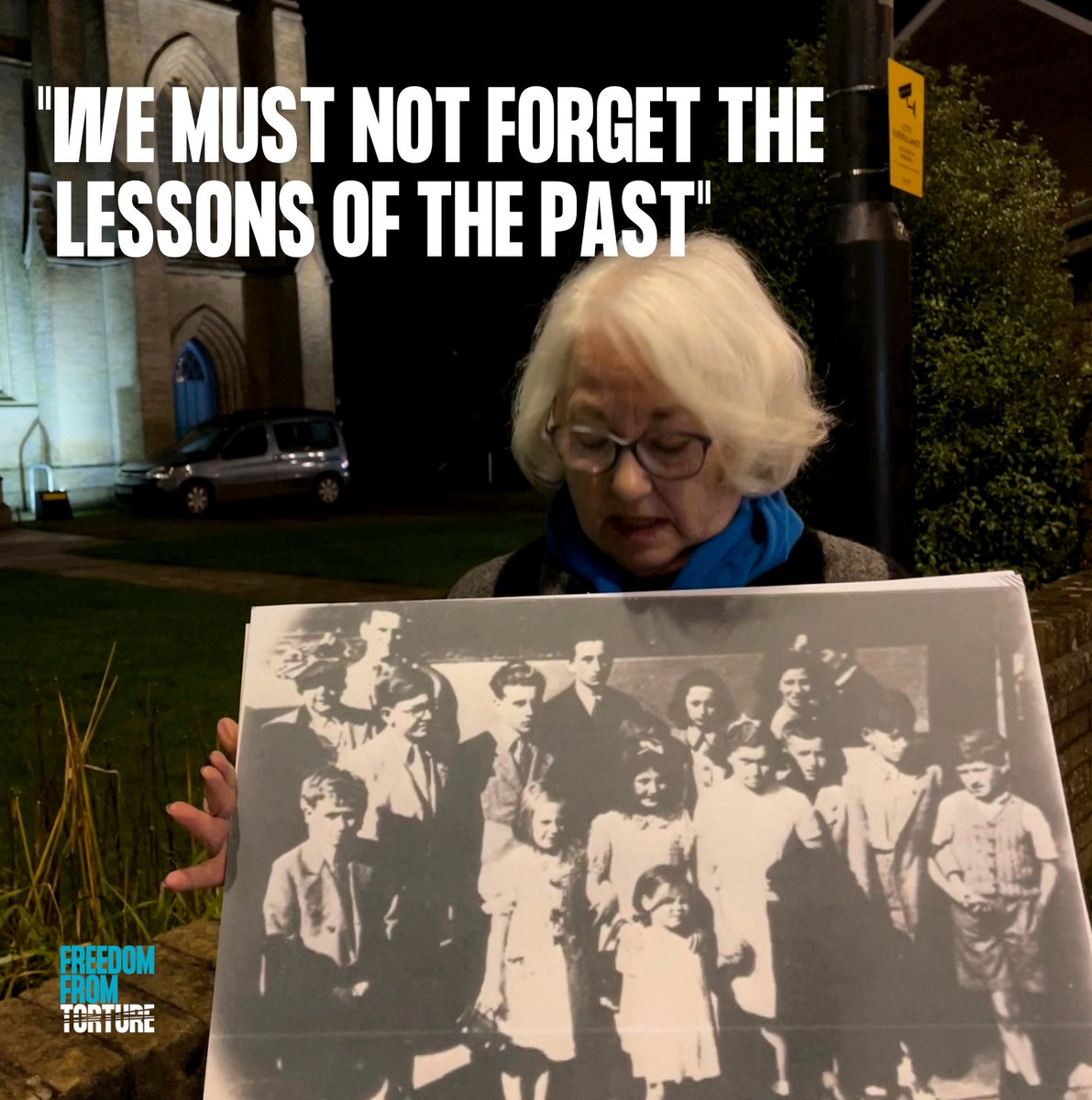 On this #HolocaustMemorialDay, we remember the millions of people, including six millions Jews, murdered by the Nazis. It's up to us to make sure that “never again” isn't an empty platitude, but something to live by. And we must, as Joan said, not forget the lessons of the past