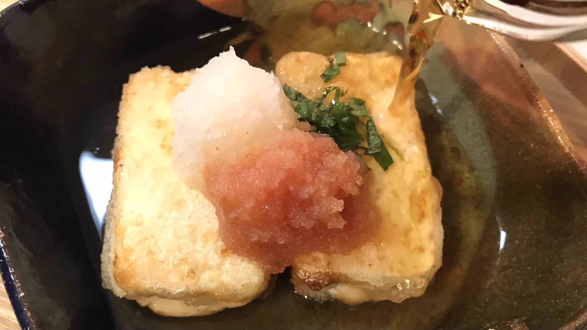 シンプルだけどこれが良い。寒い日にほっとあたたまる『揚げ出し豆腐』