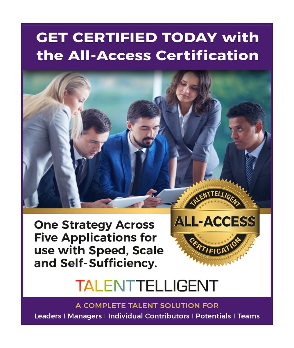 TalentTelligent's tweet image. With 24/7 post-session learning support via an included LMS, you&apos;ll be able to reinforce your TalentTelligent Certification . Join our February All Access Certification!

Learn more ---&amp;gt; ow.ly/YCVk50Mvurz

#leadershipdevelopment #highpotentialdevelopment #talentmanagement