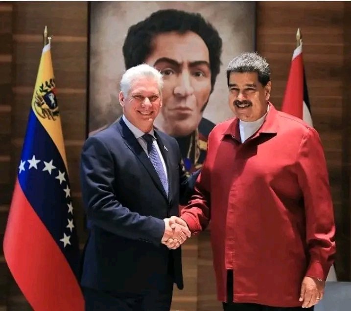 #Combatientes Se fortalecen los lazos de amistad entre #Cuba 🇨🇺 y #Venezuela 🇻🇪 
#UnidadLatinoamericana ❤️❤️❤️
#CubaContraElBloqueo #MatsncerosEnVictoria  #Cuba 🇨🇺🇨🇺 #MartiVive