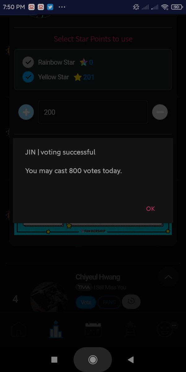 __lovemyselfot7's tweet photo. @alliance_bts Watching ads and droping my stars to jin right now after going to school. I've been busy earlier. I will do my best tomorrow 💜 

Let's go jin, and army! Let's stream and vote together! 

#BEaVoterARMY! https://t.co/cWjivzMJXR