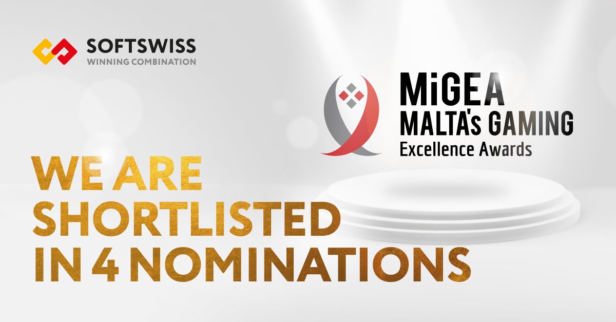 SOFTSWISS has been recognised as a finalist by the Malta Gaming Excellence Awards 2023 in four outstanding nominations:
&#127920; Best Gaming Software Platform Provider
&#127920; Best Online Casino Product
&#127920; Malta’s Best Gaming CEO
&#127920; Best Customer Service Support
