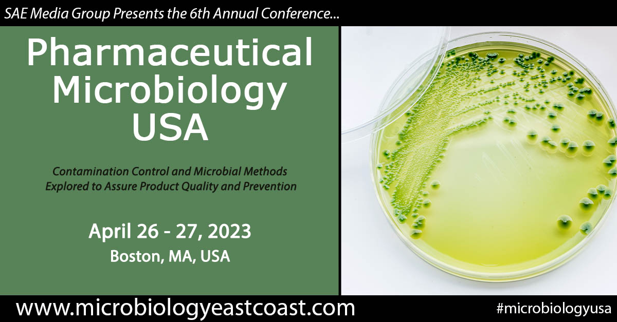 pharmjournalist's tweet photo. 6th Annual Pharmaceutical Microbiology USA Conference https://t.co/vNUWCgu5Nr
#MicrobiologyUSA #Microbiology #Pharmaceutical https://t.co/RhwTfMsjDz