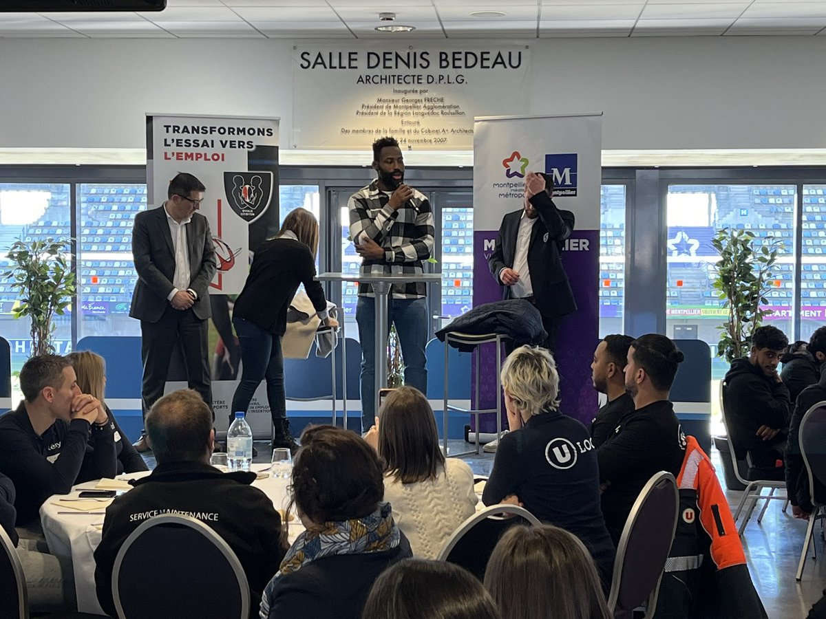 Après une séance réussie, @FufuOuedraogo a pris la parole pour parler des similitudes entre sport et recrutement 🤝

@MHR_Solidaire @OvaleCitoyen #SepteoRecrute