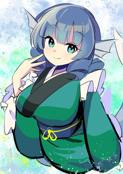 「green kimono head fins」 illustration images(Latest)