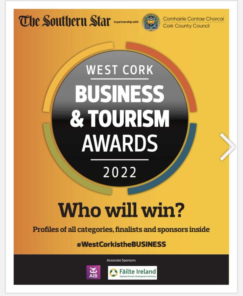 Masterkabin (@masterkabin) on Twitter photo Delighted with our advert in this week's <a href="/SouthernStarIRL/">The Southern Star</a> Well done Sean Mahon & team for promoting & showcasing the West Cork Business & Tourism Awards. We sponsor the 'Best use of Creative Marketing'. Best of luck to all participants. #WeCanAccommodateYou #WestCorkistheBusiness Delighted with our advert in this week's <a href="/SouthernStarIRL/">The Southern Star</a> Well done Sean Mahon & team for promoting & showcasing the West Cork Business & Tourism Awards. We sponsor the 'Best use of Creative Marketing'. Best of luck to all participants. #WeCanAccommodateYou #WestCorkistheBusiness