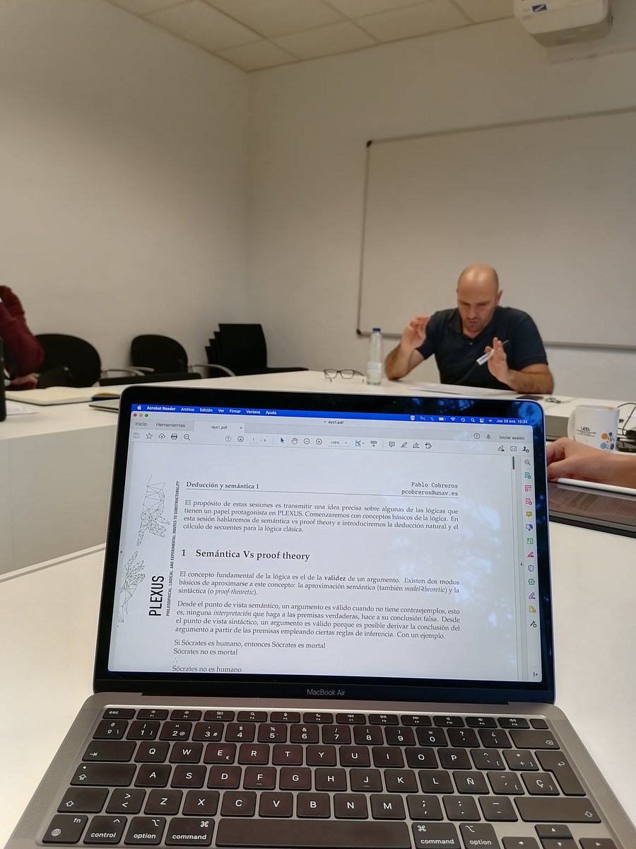 PLEXUSLOGIC's tweet photo. Today PLEXUS Team Navarra begins a weekly research seminar #PLEXUSLOGIC https://t.co/Flpk7YVgmv