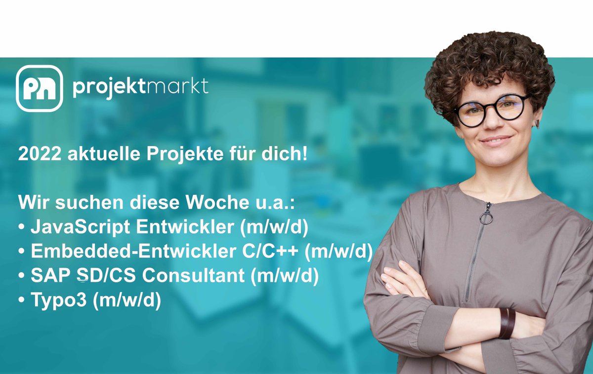 Projektmarktcom's tweet photo. Frustriert von langwieriger Projektsuche? Bei https://t.co/0ylRRWtcvh findest du Projekte von fast allen namhaften deutschen Projektanbietern an  einem Ort. Schnapp dir dein nächstes Projekt: https://t.co/H3USlw5j3P
#JavaScript #C #C++ #SAPSDCD #Typo3 #projekte #projektmarkt https://t.co/SjgFngRne3