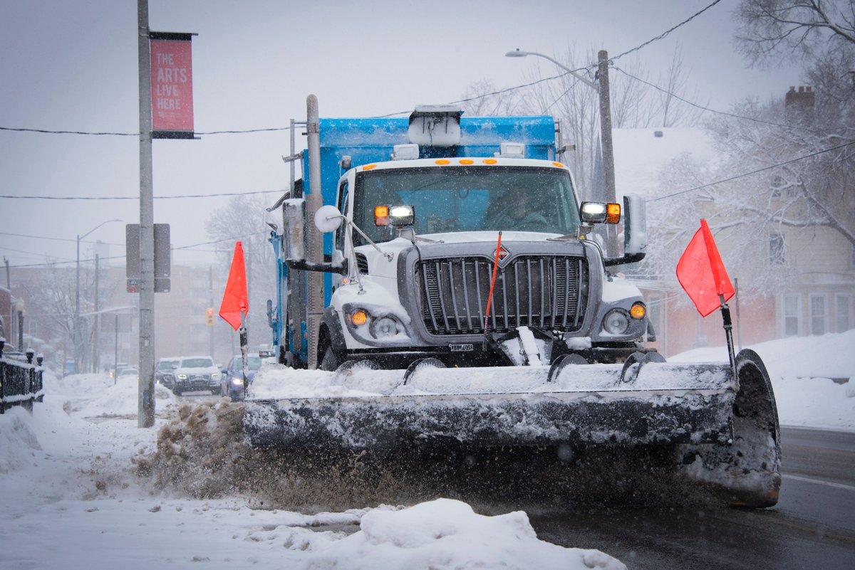 Good morning STC, a quick winter control update for you to unroll here: The snowfall warning has ended, but we're still seeing some of the white stuff. City crews are fully deployed, dealing with fresh snowfall overnight and any lingering issues on primary routes and secondaries.