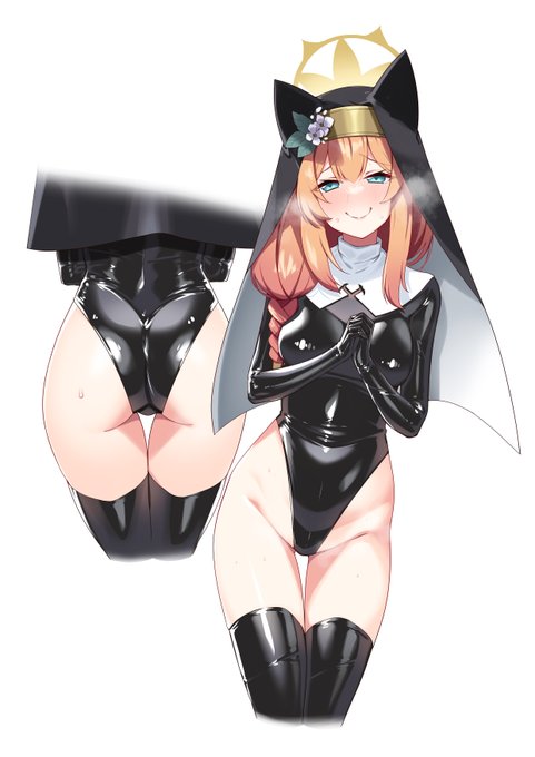 エナメル姿のマリーさん? 