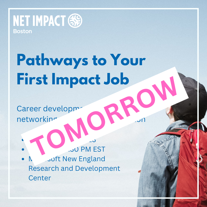 Net Impact Boston tweet media