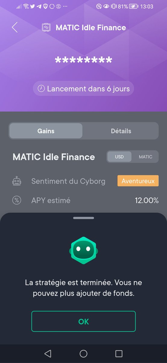 LLiober's tweet image. Hé hé Mais attention vous ne pouvez faire qu'une seule souscription !! 😃😉😉😉⚠️#swissborgEarn