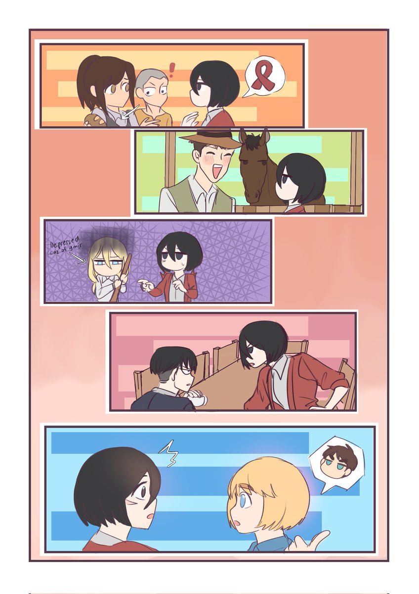 "As Many Times as You Want" is the comic I did for the #EreMikaZine. This was one of the big projects I've participated in with my fellow EMs! I'm super happy that y'all supported the zine. TYSM for making it a success. Here's  the whole comic 🤧 
#eremika

Part 1
