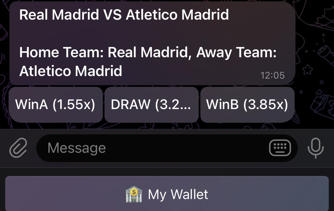 🧙‍♂️ Don’t forget that you can place your bet on our Utility Platform!

⚽️⚽️⚽️⚽️

#RealMadrid v #atleticomadrid 

- Deposit $HSB tokens into your Telegram wallet &amp; click “Burn to bet”

⚠️Platform: t.me/xHazard_Bot

$XRP $Hbar #Ripple $Algo $XLM