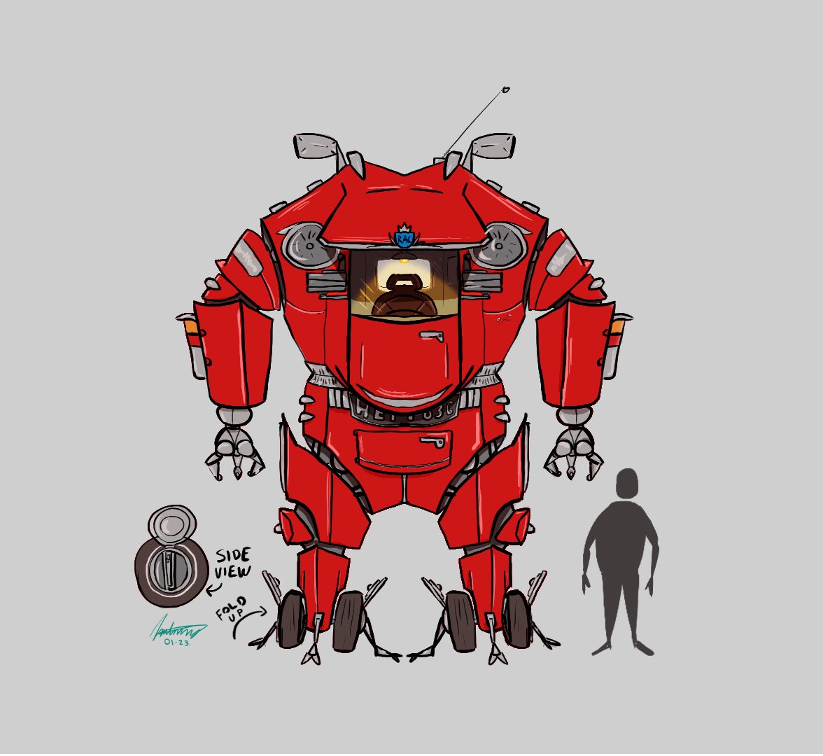Katemcpx's tweet photo. Hey guys!! I finally have a finished result of my mech project! I hope you like it 💚 https://t.co/5JzmDidQA4