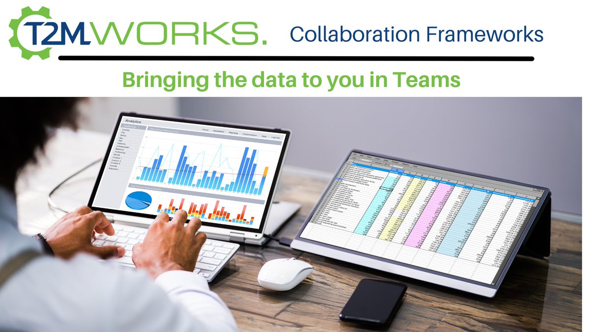 T2MWorks's tweet image. Everyone wants more data to measure business success and shortfalls. At T2M, we&apos;ve developed a solution that integrates directly with #MSTeams giving you the critical data you need within the Teams #collaborationframework.
ow.ly/T3zX50MiBZX