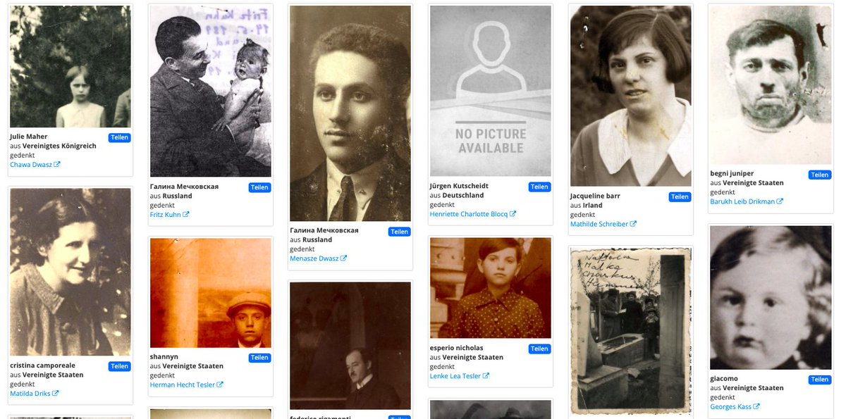 YadVashemDE's tweet photo. Nehmen Sie sich kurz vor dem #HolocaustGedenktag einen Moment Zeit und gedenken Sie eines Opfers, indem Sie unserer #IRemember Wall beitreten  

https://t.co/QTzKTVwBCS https://t.co/h2oufodg4E