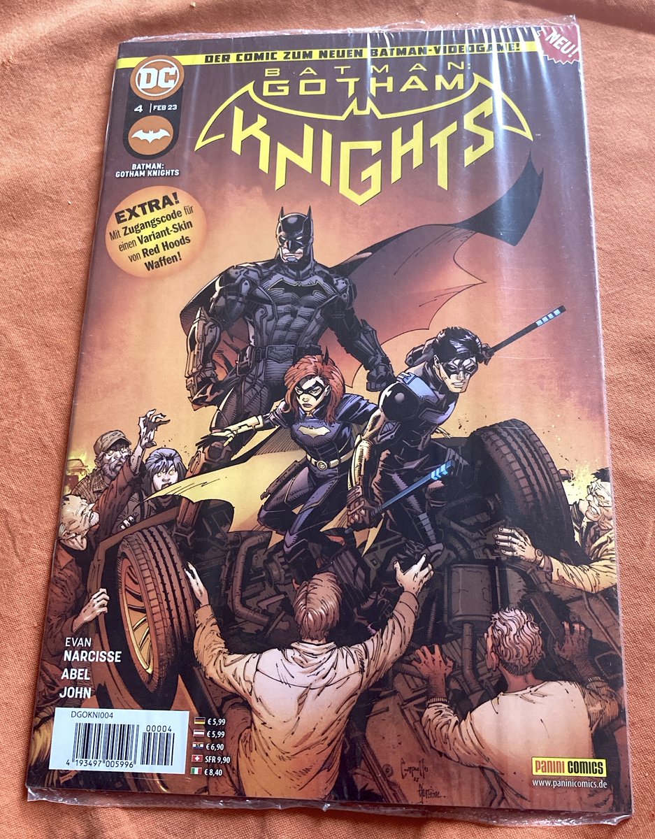 joetimberwolf's tweet photo. And this just in …
BATMAN: GOTHAM KNIGHTS #4 by @EvNarc ABEL & JOHN, cover by @GregCapullo @jonathanglapion @DaveMcCaig, my translation for the German edition.
#Comicstranslation #DCComics #GothamKnights https://t.co/5jgcjeTFu4