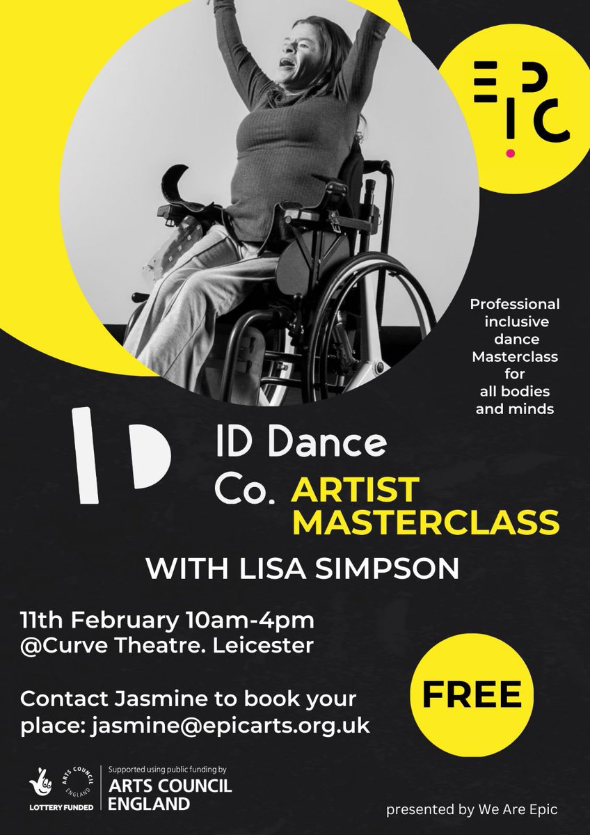 Come And Join Us .. Please Share && Spread The Word .. #Dance #LSID #masterclass #Leicester #curvetheatre