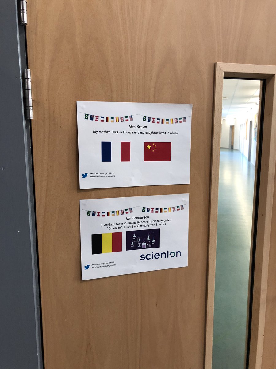 Scavenger Hunt started with S1 to celebrate <a href="/LangsWeekScot/">Languages Week Scotland</a> 🌎Great to see how many teachers have a link to a foreign language or country! #Scotlandloveslanguages #KinrossLanguagesWeek