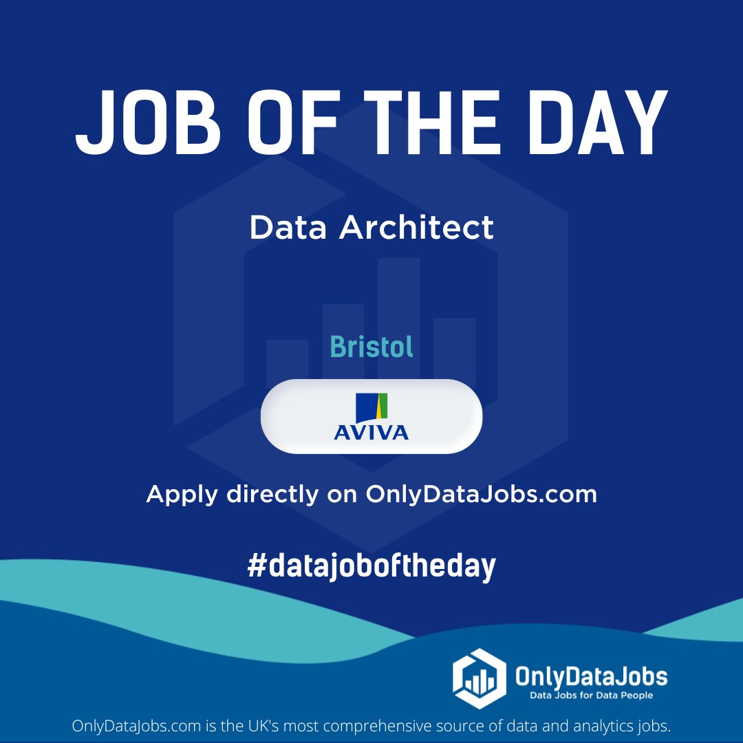 Only_Data_Jobs's tweet image. AVIVA is HIRING NOW for a Data Architect - Bristol

Apply directly on buff.ly/3JeJlGn 

#onlydatajobs #dataarchitect #dataarchitectjobs #dataarchitecture #dataanalytics