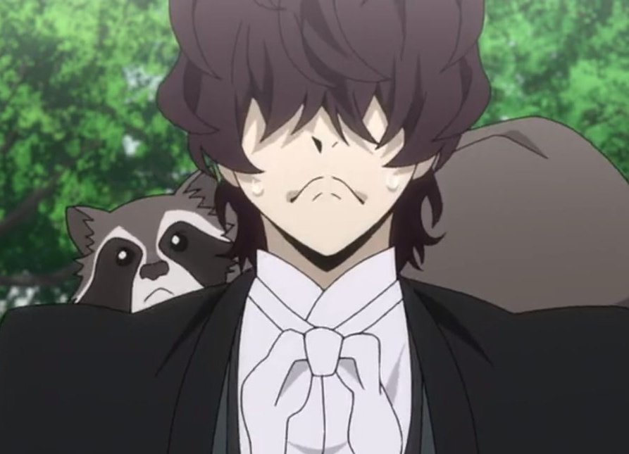 Looks like he's about to pass out from f e a r