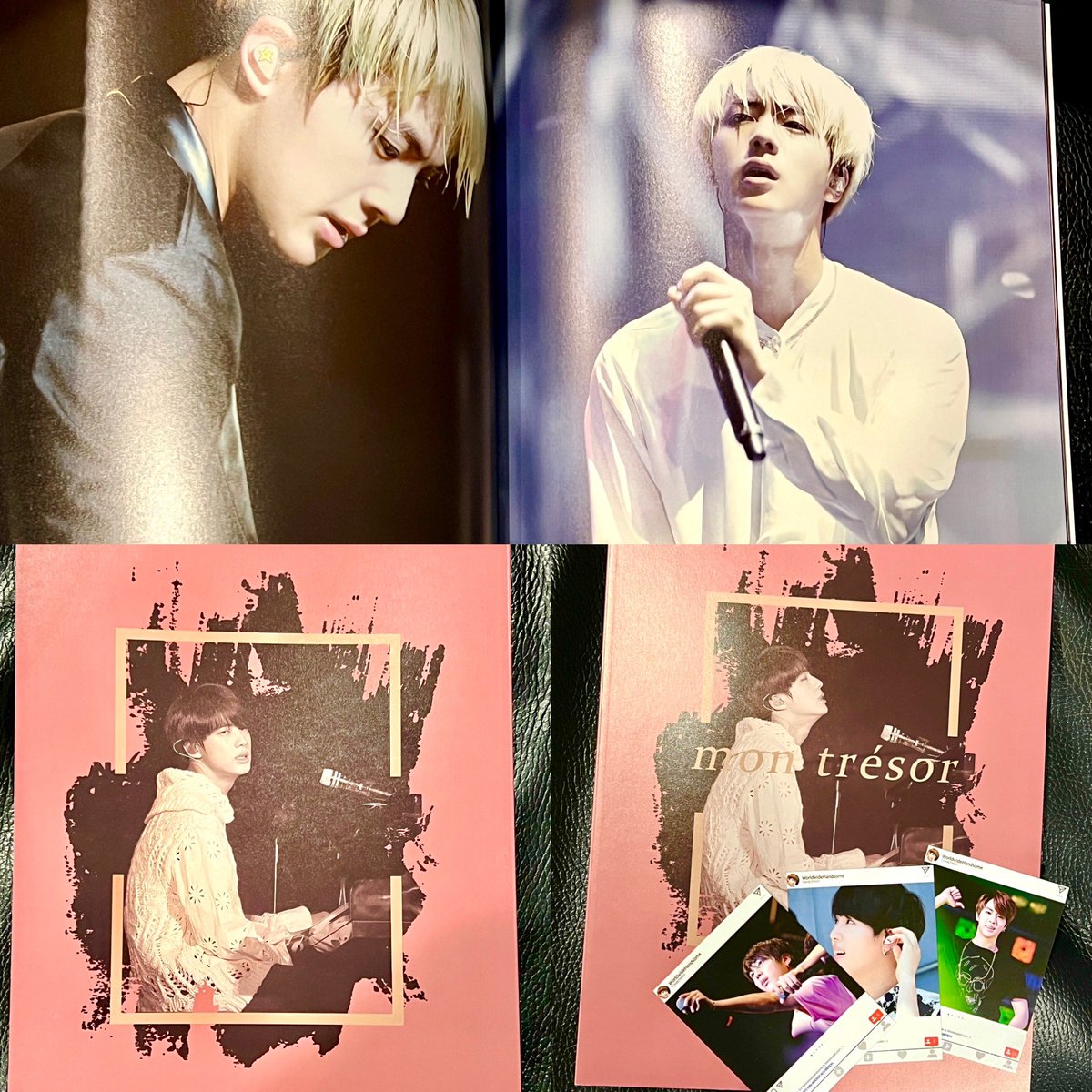<a href="/_Jintime/">진타임</a> 님
<a href="/Jintimejp/">*JINTIME JP*</a> 様より
若かりし頃の可愛いかっこいいジンくんの写真集が届きました✨

今だからこそ余計苦しくなるほどの想いが溢れます🥹

곧 만날 수 없는 지금、、、
멋진 사진을 가져 주셔서 감사합니다 💖

そして、お忙しい中お取り継ぎ頂きありがとうございました✨
大切にします🍀