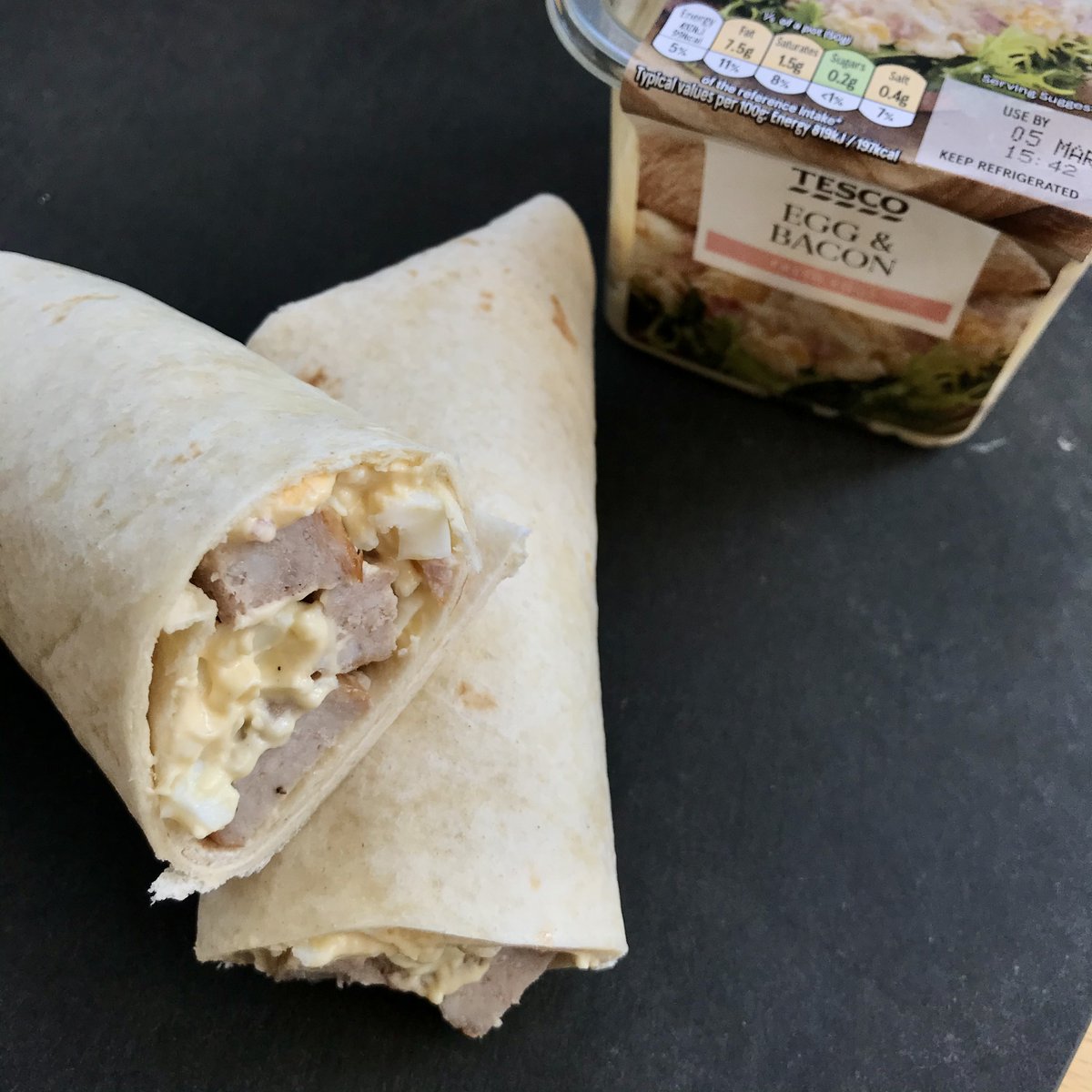 fresh_pak's tweet photo. We're going all in this morning. Egg and bacon deli filler AND sausage in a wrap. That'll set us up for the day. 

Do you add extras with your fillers too?

#notjustasandwichfiller #brunch https://t.co/dTmh9093gb