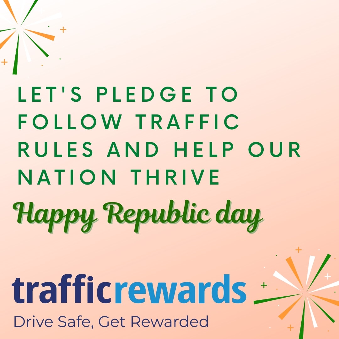 TrafficRewards's tweet photo. Wishing you all a very Happy Republic Day! 🇮🇳

Do not forget to drive safely. Jail Hind! 

#republicday #trafficrewards #roadsafety #trafficsignals #mobileapp #rewardsandrecognition #nagpur #nagpurcity https://t.co/Z0oTNr7cI9