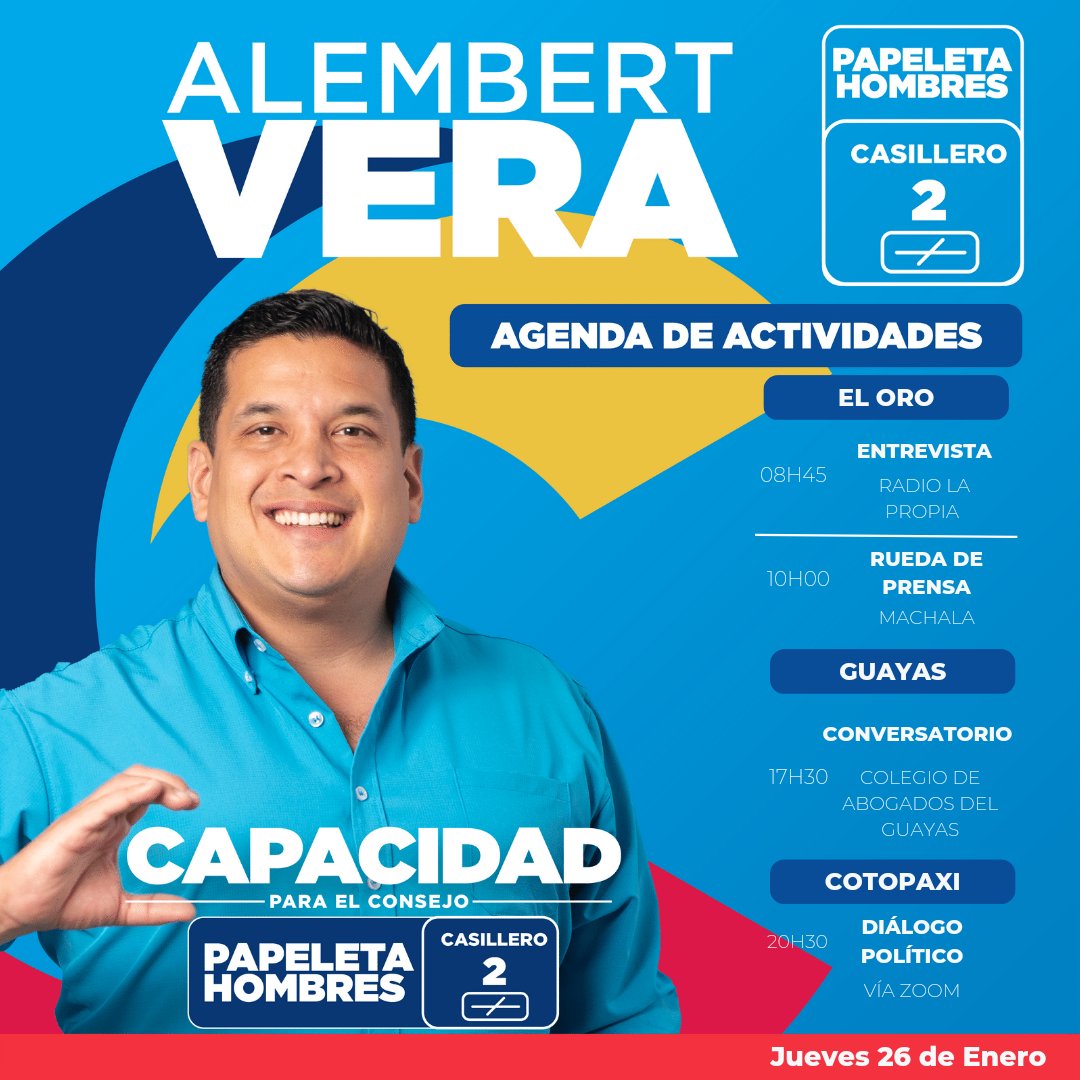 alembertveraec's tweet photo. #ParticipandoAndo
¡Jueves con sabor a viernes y más activos que nunca!
Seguimos recorriendo el Ecuador🇪🇨 esta vez nos encontramos en El Oro
Acompáñenme ✌🏼2️⃣💙
#TuSabesQueEstabamosMejor https://t.co/EJSFdpTDjG