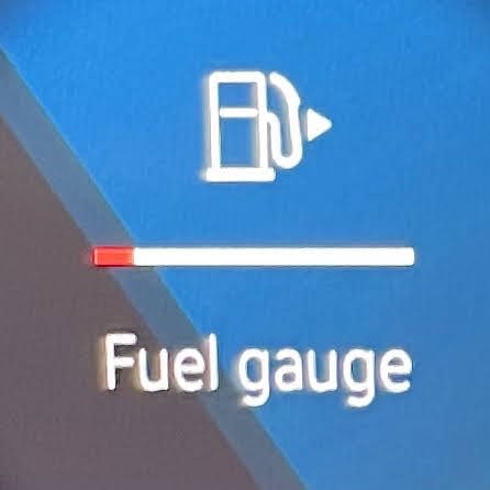 Last year we rented <a href="/VW/">Volkswagen</a> Golf to drive from Verona IT to Val Gardena for a Ski Trip. As soon as we left the airport, 4 of us could not figure out if the tank is full or empty. Worst UI ever. What do you think? Full or empty? 🤪