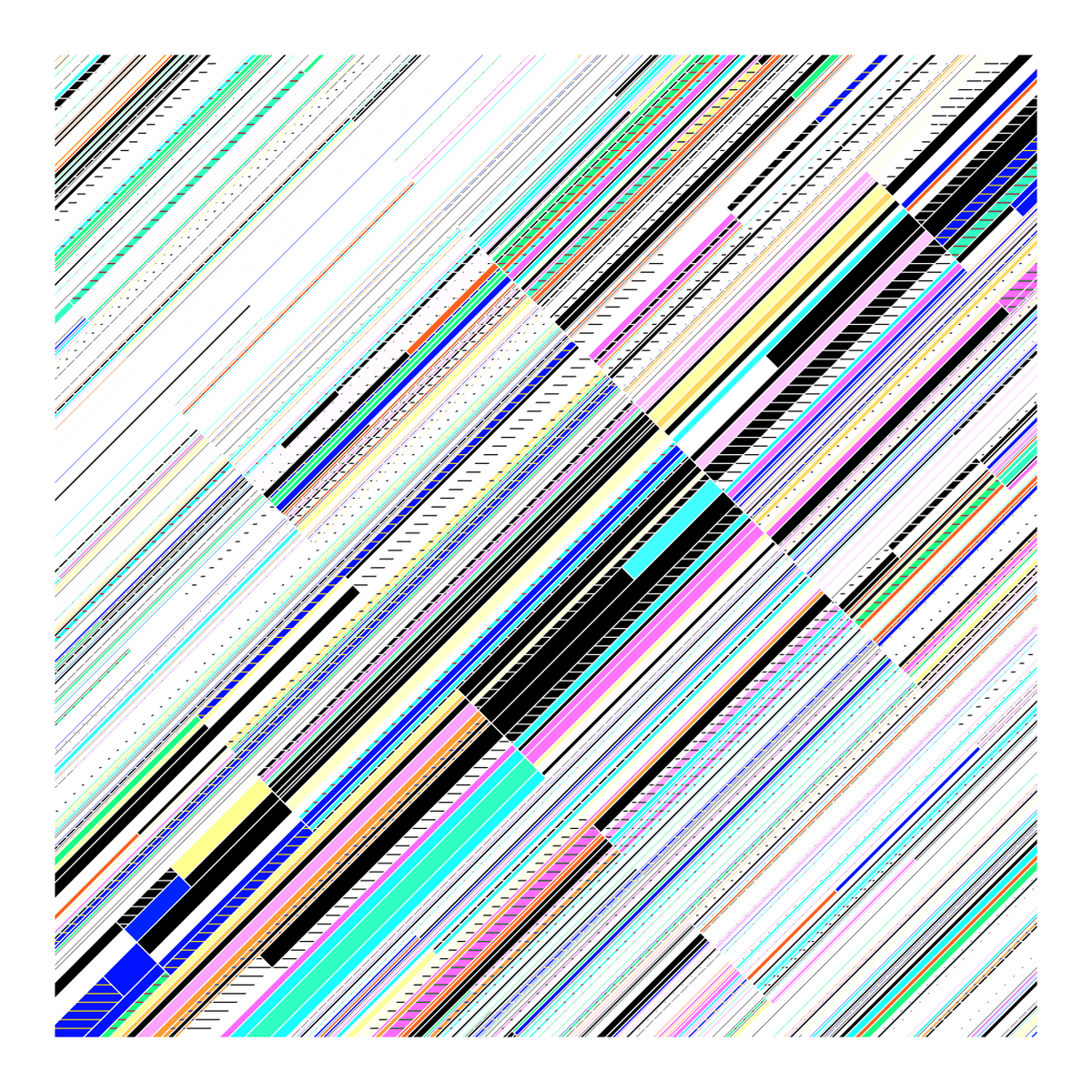 another day of debugging, refining, adding &amp; balancing features...
#WIP #p5js #processing #creativecoding #generativeart