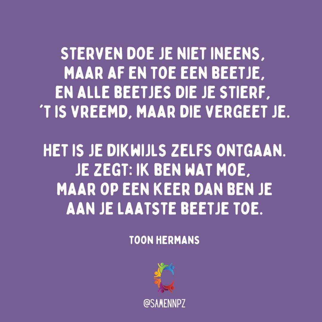 Netwerk Palliatieve Zorg Dordrecht, Gorinchem e.o. tweet media