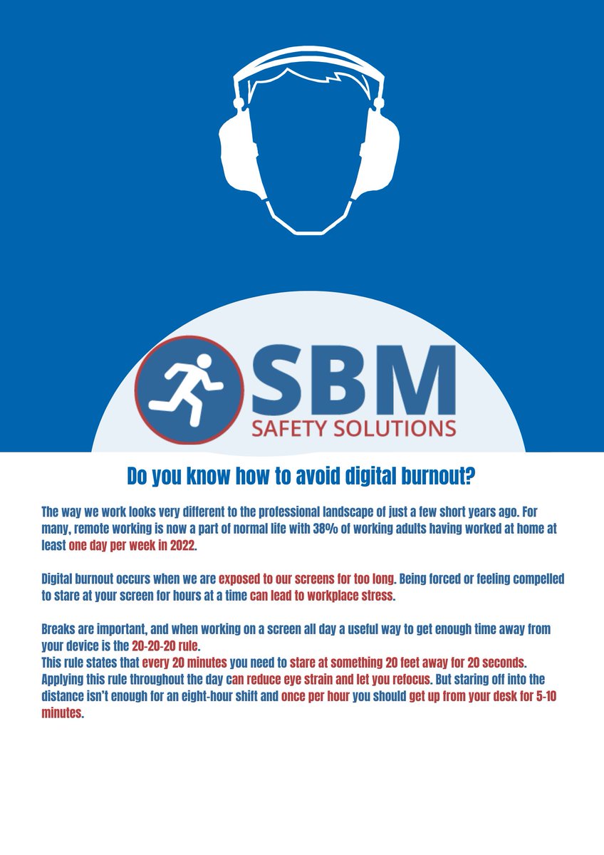 Do you know about digital burnout? #sbmsafetyltd #digitalburnout