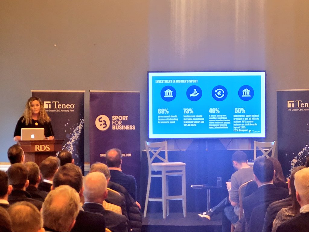 Women in sport, social media usage, participation stats & sporting preferences...the annual @TeneoIreland deep dive into sports business #sfbSportingYear2023 @KelliSlatts