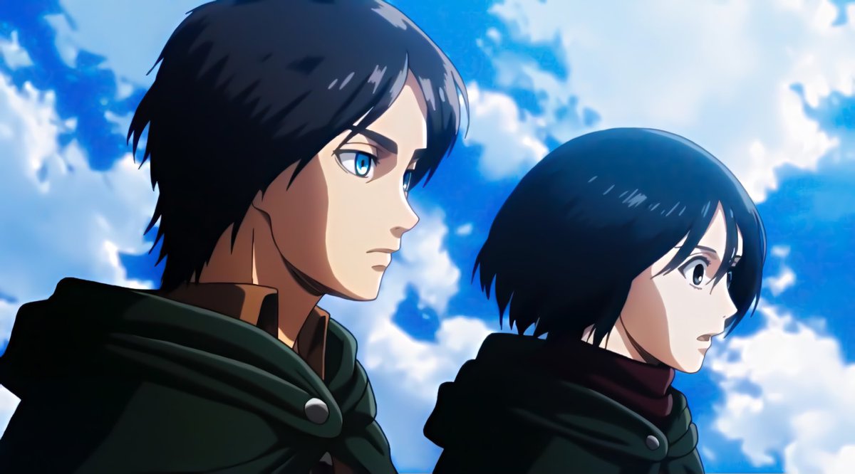 Snk_Pictures's tweet photo. Evolution Eren and Mikasa https://t.co/M1ghtbrl6W