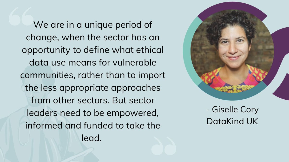 DataKindUK's tweet photo. Take a look at @gisellecory’s response to the launch of the ‘Unleashing the power of civil society’ report

“The sector has an opportunity to define what ethical data use means for vulnerable communities”

https://t.co/ijkWuqUdL3 @probonoecon #CSUnleashed https://t.co/4w9Mjp47tZ
