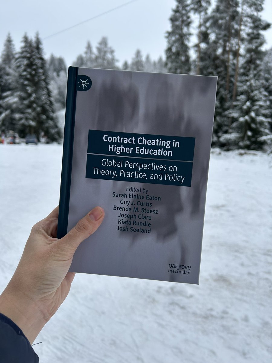 v_krasnican's tweet photo. I just got this “Contract cheating bible” and couldn't stop reading it. Such amazing work. Having one chapter here with @TFoltynek and @DitaDlabolova is a great honor! https://t.co/5MHB1qR1XN