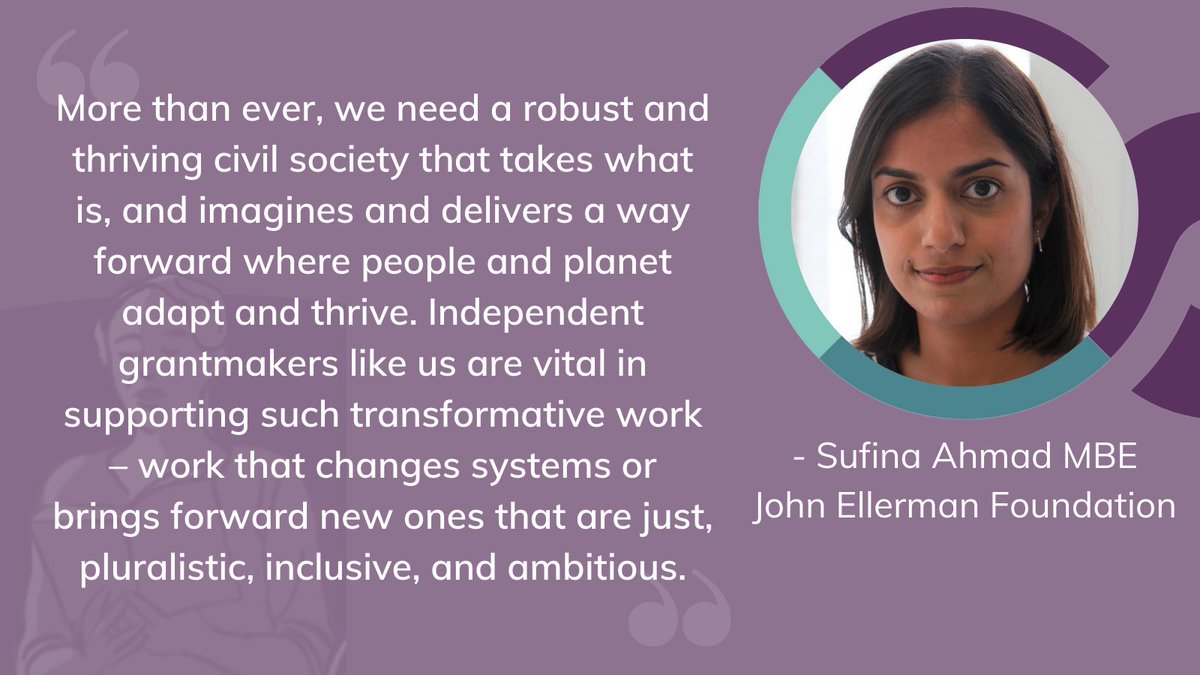 Our Director @SufinaAhmad has responded to @ProBonoEcon and the #LawFamilyCommission's #CSUnleashed report!

You can read more here about the ways in which @EllermanUK continuously improves our grantmaking offer to help support a thriving civil society. 

civilsocietycommission.org/conversation/n…