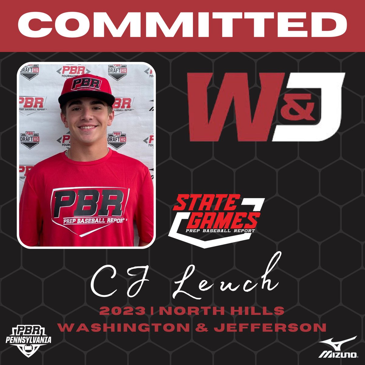 PrepBaseballPA's tweet photo. 🚨Commitment Watch🚨

2023 RHP|2B CJ Leuch (North Hills) has committed to Washington &amp; Jefferson College #congrats 

❕Leuch is the 1️⃣3️⃣0️⃣th commit from the 2022 PA State Games❕ 

@LeuchCj | @DubJayBaseball | #pbrfamily https://t.co/rBV0CgE5Xl