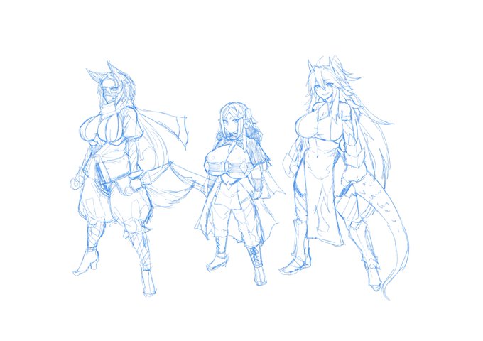 身長差
忍者わんこはヒールタイプの靴履いてるので、ドラゴン姉とほぼ変わらん身長 