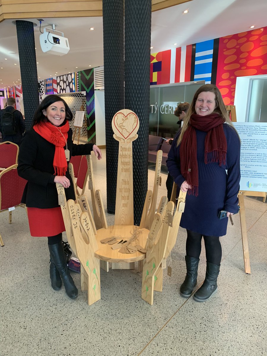 🎉🎉🎉so excited that Dawn and I have been recognised on the Future Generations Commissions list of Top 100 Changemakers 🥰. Such an honour to be on a list with so many great people, including Micheal Sheen 😂🫣