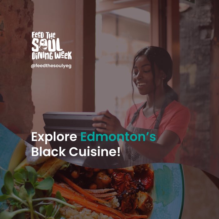 Callling all adventurous food lovers! Join us in a couple weeks to explore the local Black-owned dining here in YEG! feedthesoulyeg.ca

#foodstagram #yegeats #yeg #yegfood #edmonton #edmontonfood #yeglocal #yeglife #yegbiz #supportlocalYEG#eatlocal #feedthesoulyeg