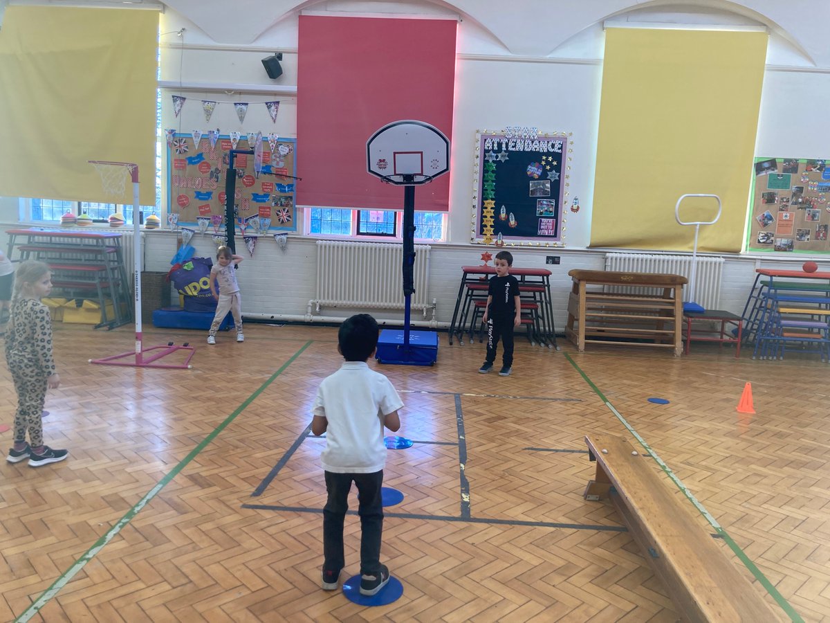 In year 1&amp;2 sports club this week, the children were refining and developing their aiming and shooting skills at targets that were at various heights, sizes and distances 🏀🎾🎯 <a href="/HaxbyRoad/">Haxby Road Academy</a>