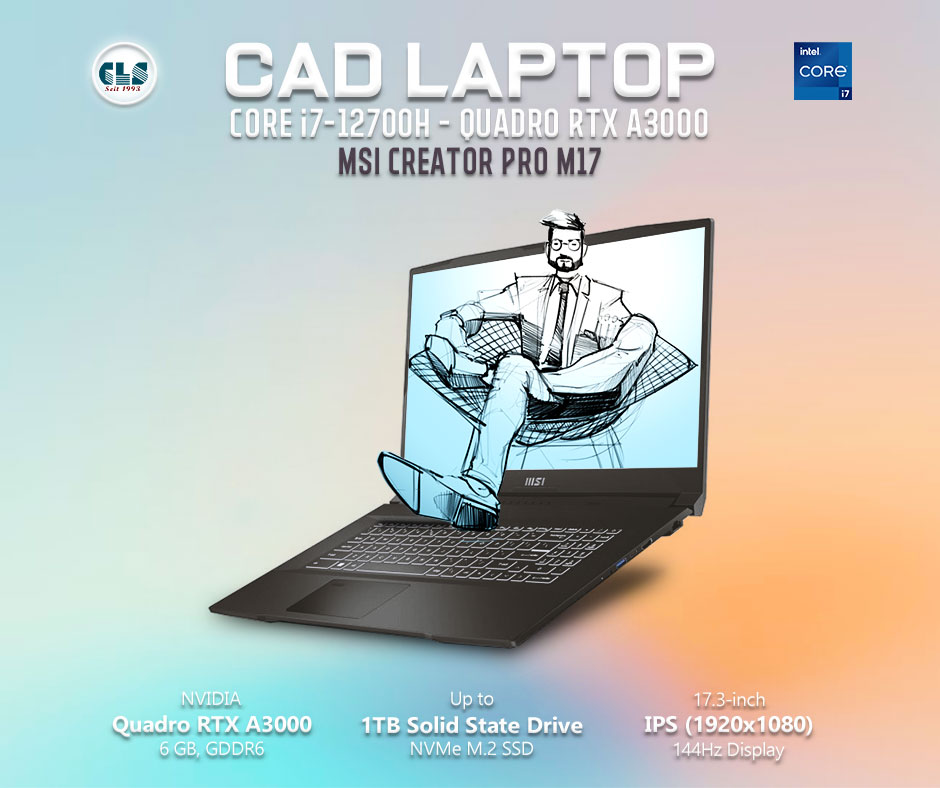 Create the Future from Anywhere - The CreatorPro easily supports your complex projects and multitasking workflow.➡️ Jetzt loslegen:cls-computer.de/cad-laptop-15-…

📞0621 / 71 63 591
✉info@cls-computer.de

#CLSComputer #mobileworkstation #MSICreatorProM17 #msicreatorpro